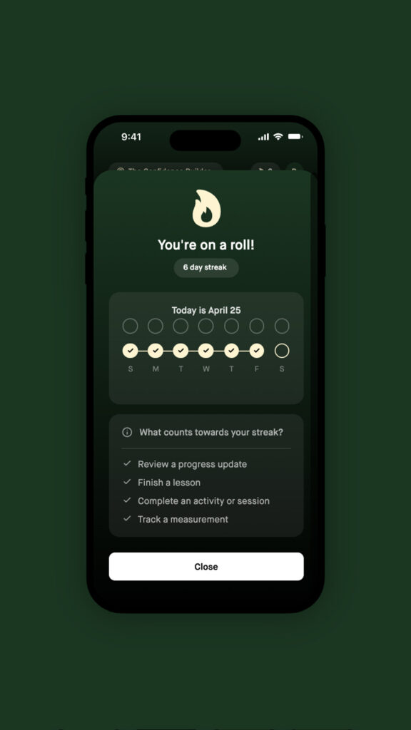 Roberta Tabb's Confidence Builder App screenshot